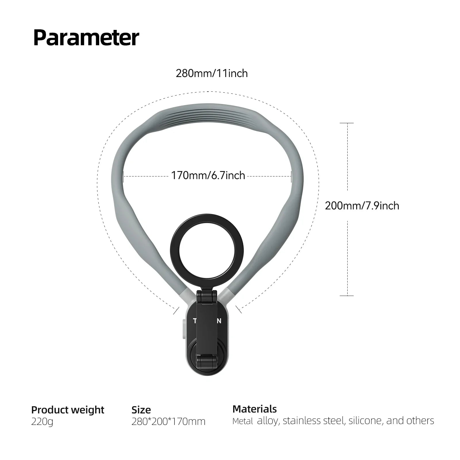 Phones Magnetic Neck Mount
