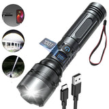 Powerful Rechargeable LED Flashlight