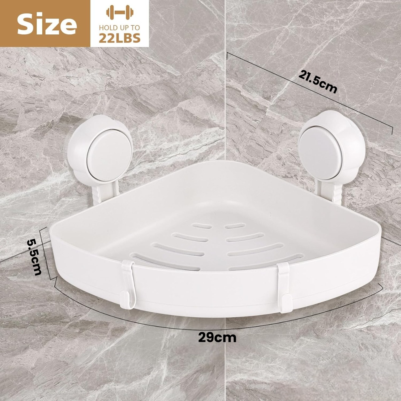 Corner Mounted Storage Rack