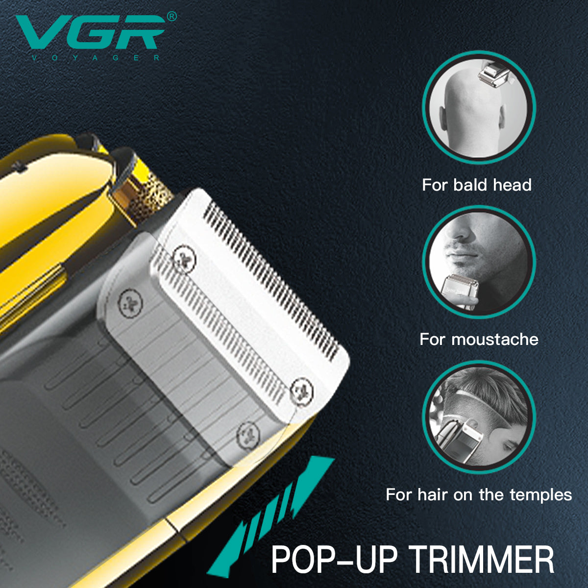 VGR V-332 Trimmer Gold