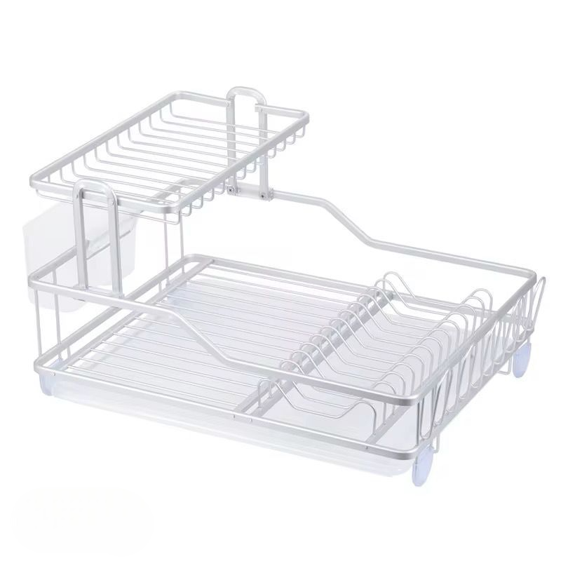 Aluminium Double Dish Rack