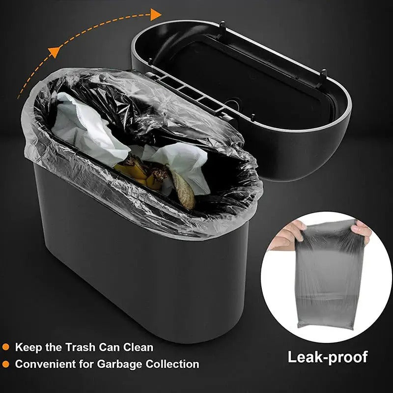 Push-in Car Trash Can