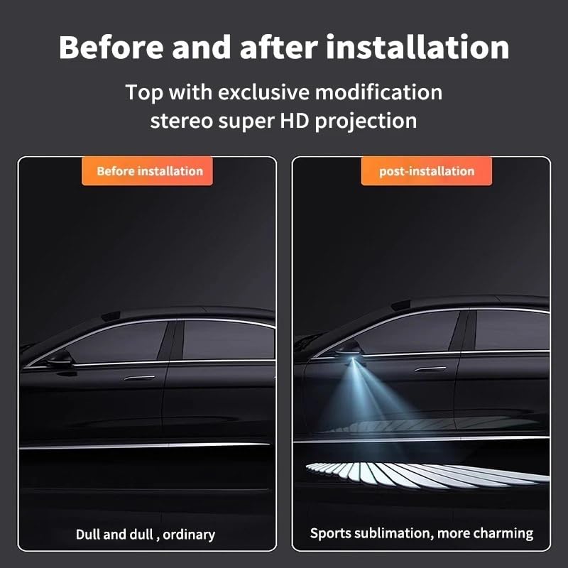 Car Angel Wings Light