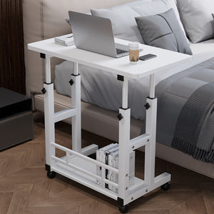 Adjustable Rolling Side Table