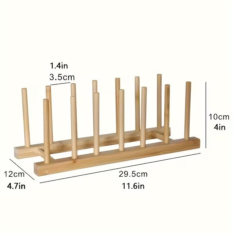 Bamboo Plate Holder