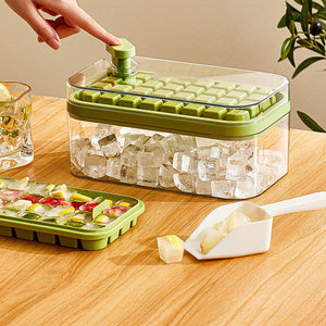One Button Ice Cube Tray