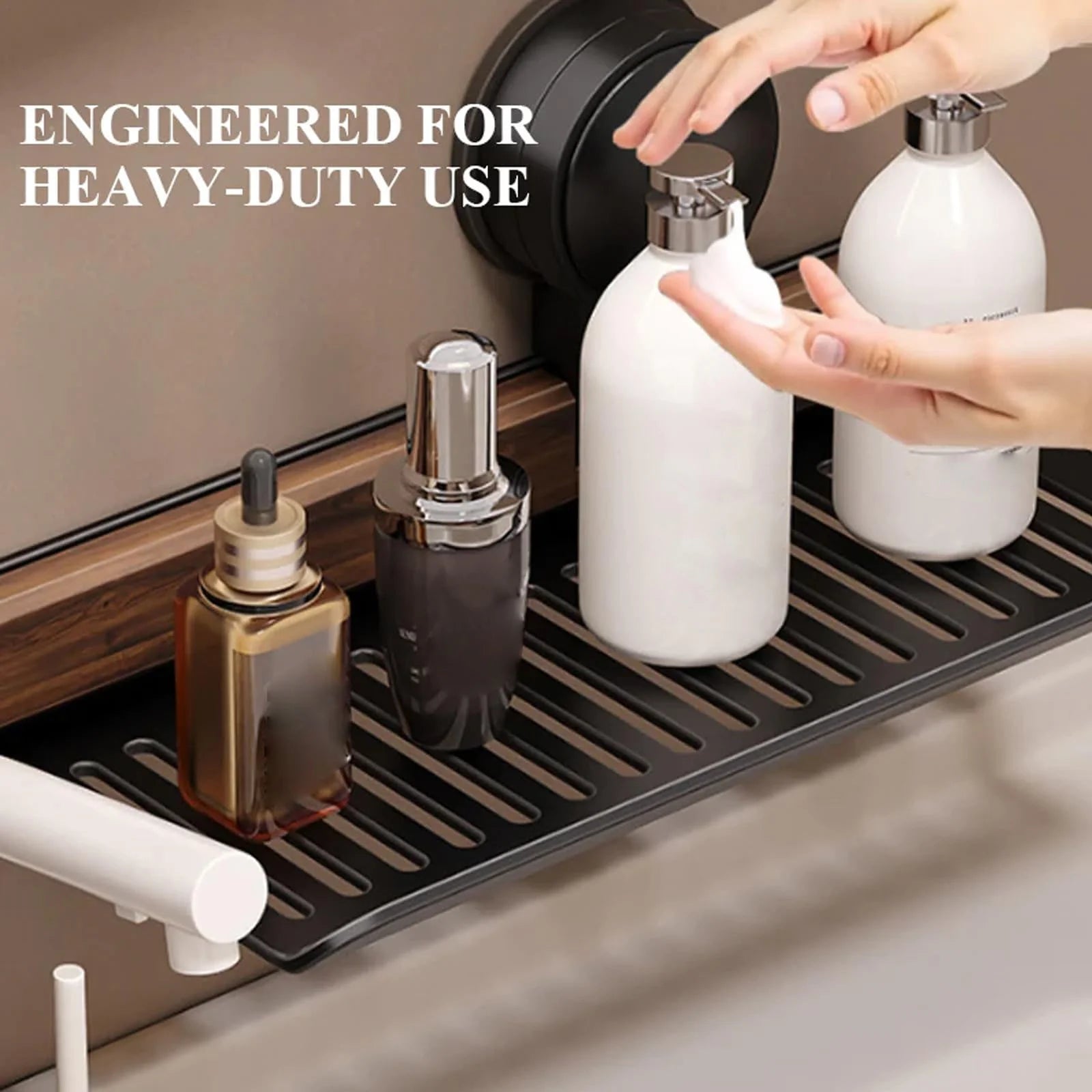Over Sink Suction Rack