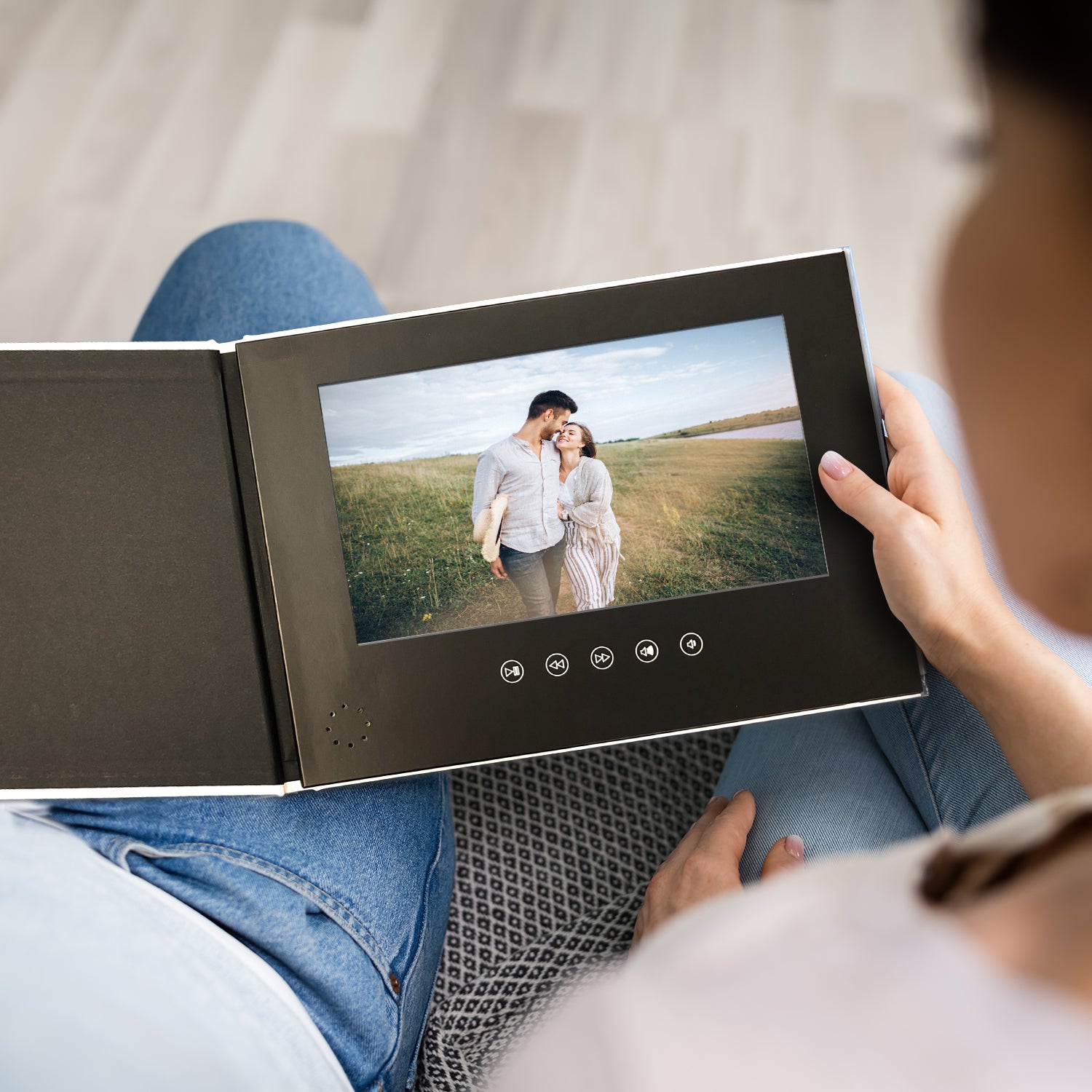 Linen Video Memory Book