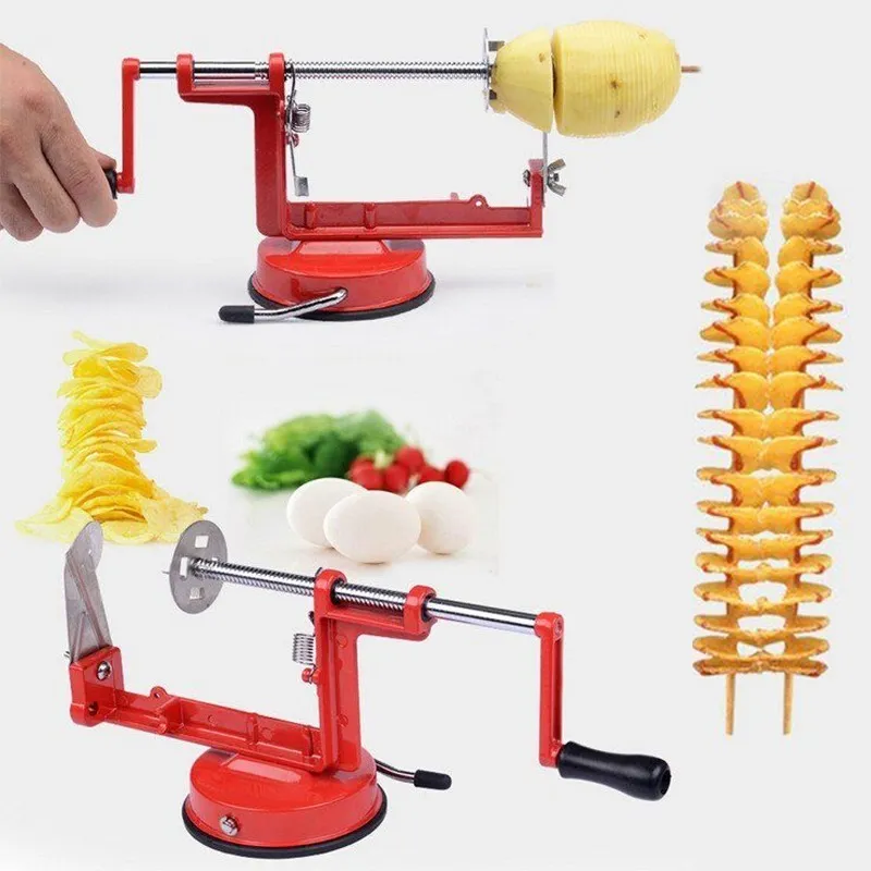 Potato Spiral Cutter Machine