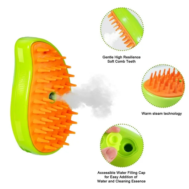 Steamy Pet Brush