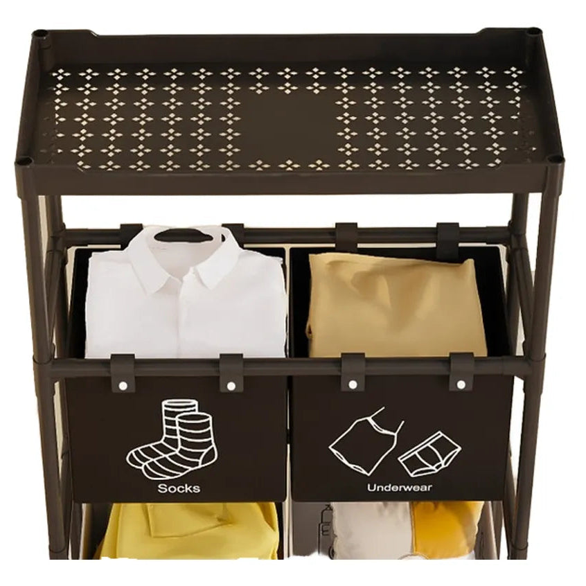 Laundry Rack with Baskets