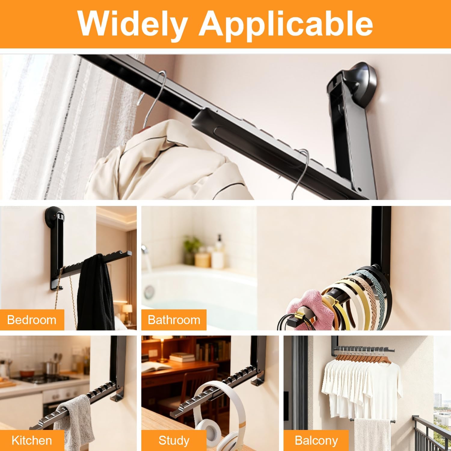 Extendable Wall Clothes Hook