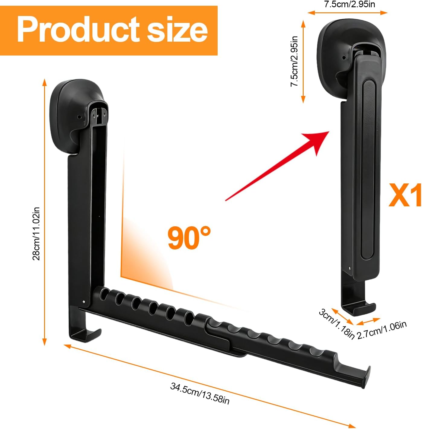 Extendable Wall Clothes Hook