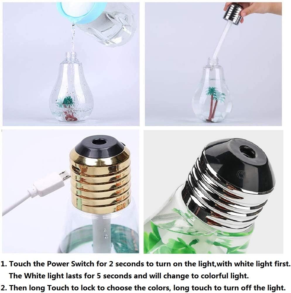 LED Light Bulb Humidifier