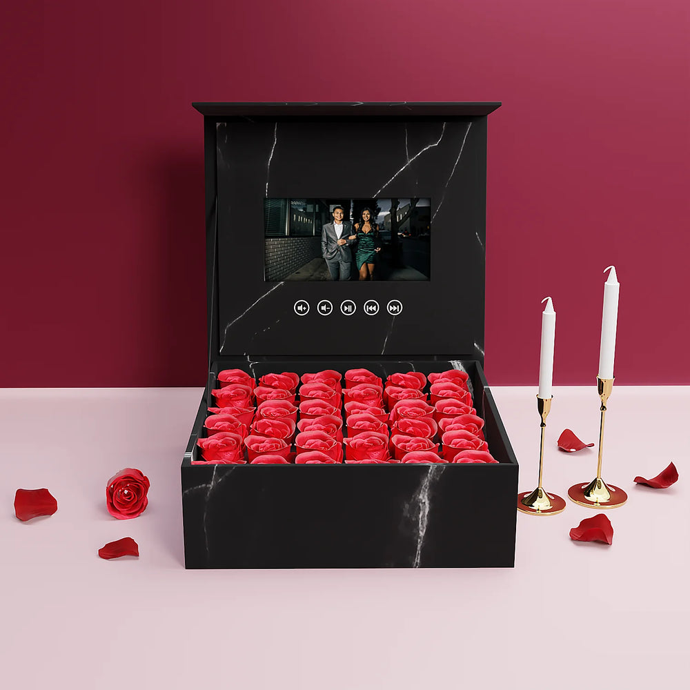 Marble Gift Box with LCD Screen