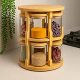 10-Jar Rotating Spice Rack