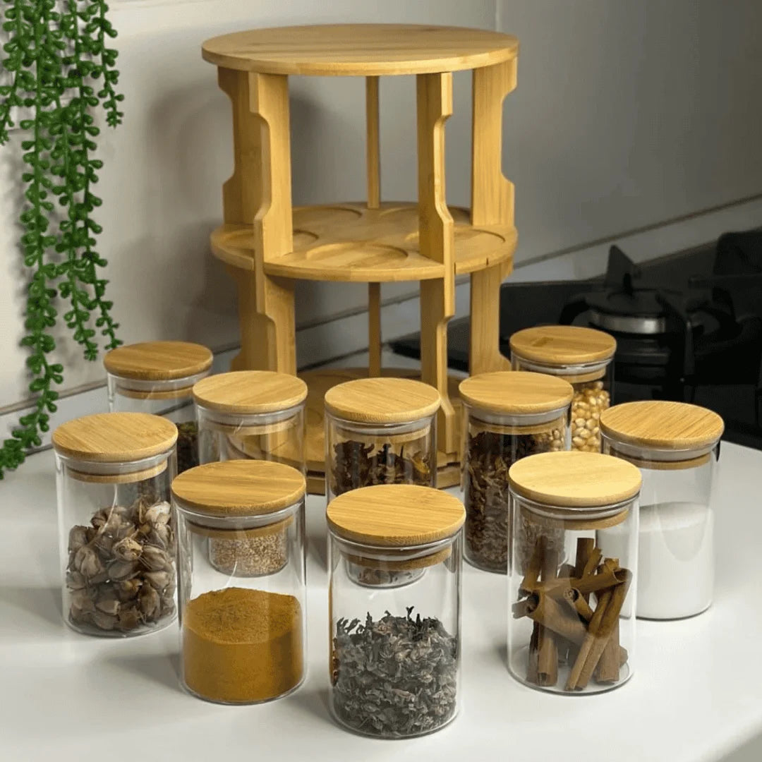 10-Jar Rotating Spice Rack