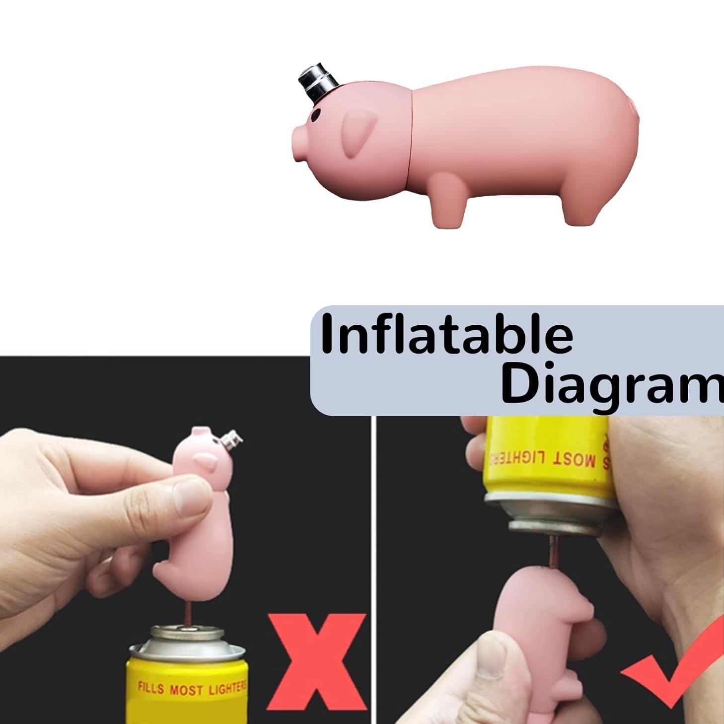 Pink Pig Lighter