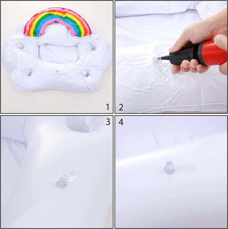 Inflatable Rainbow Floating Bar