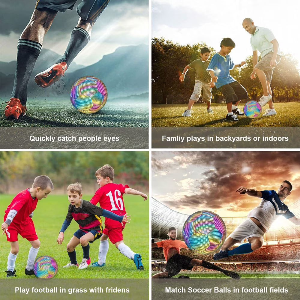 Reflective Glow Soccer Ball