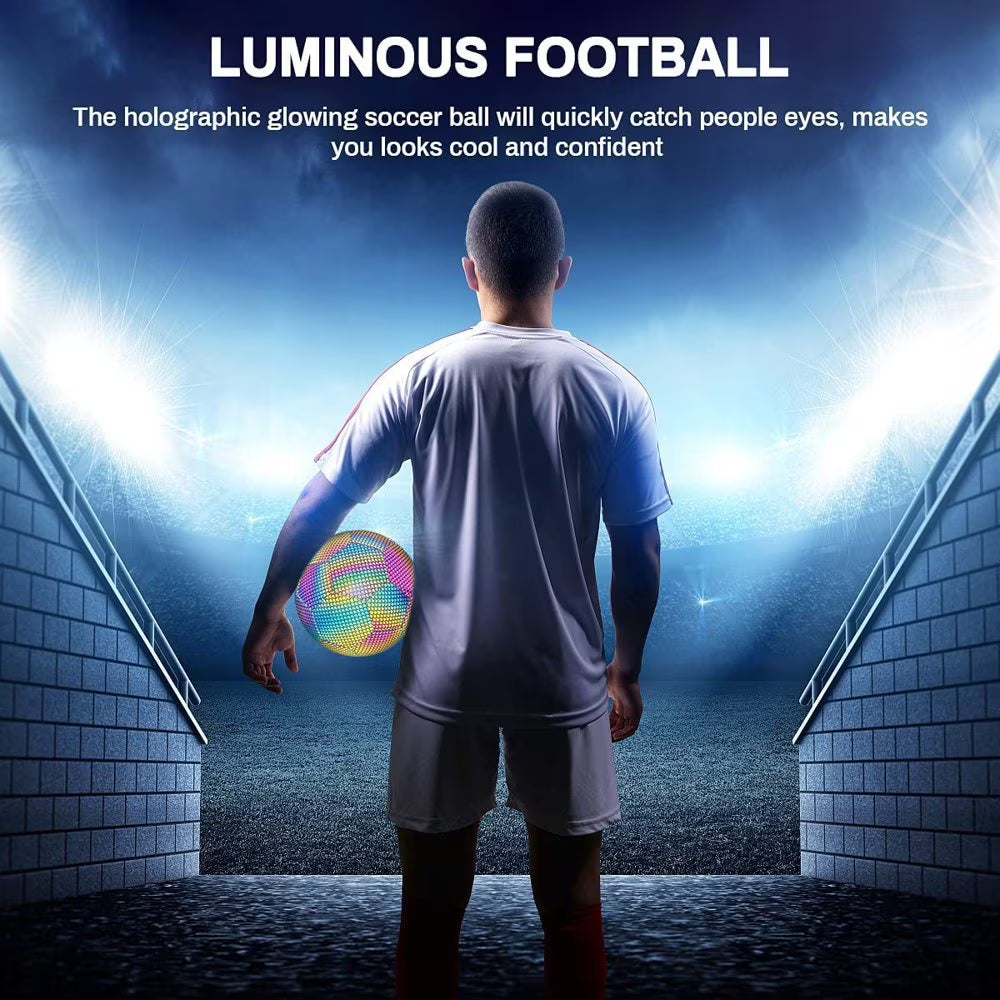 Reflective Glow Soccer Ball