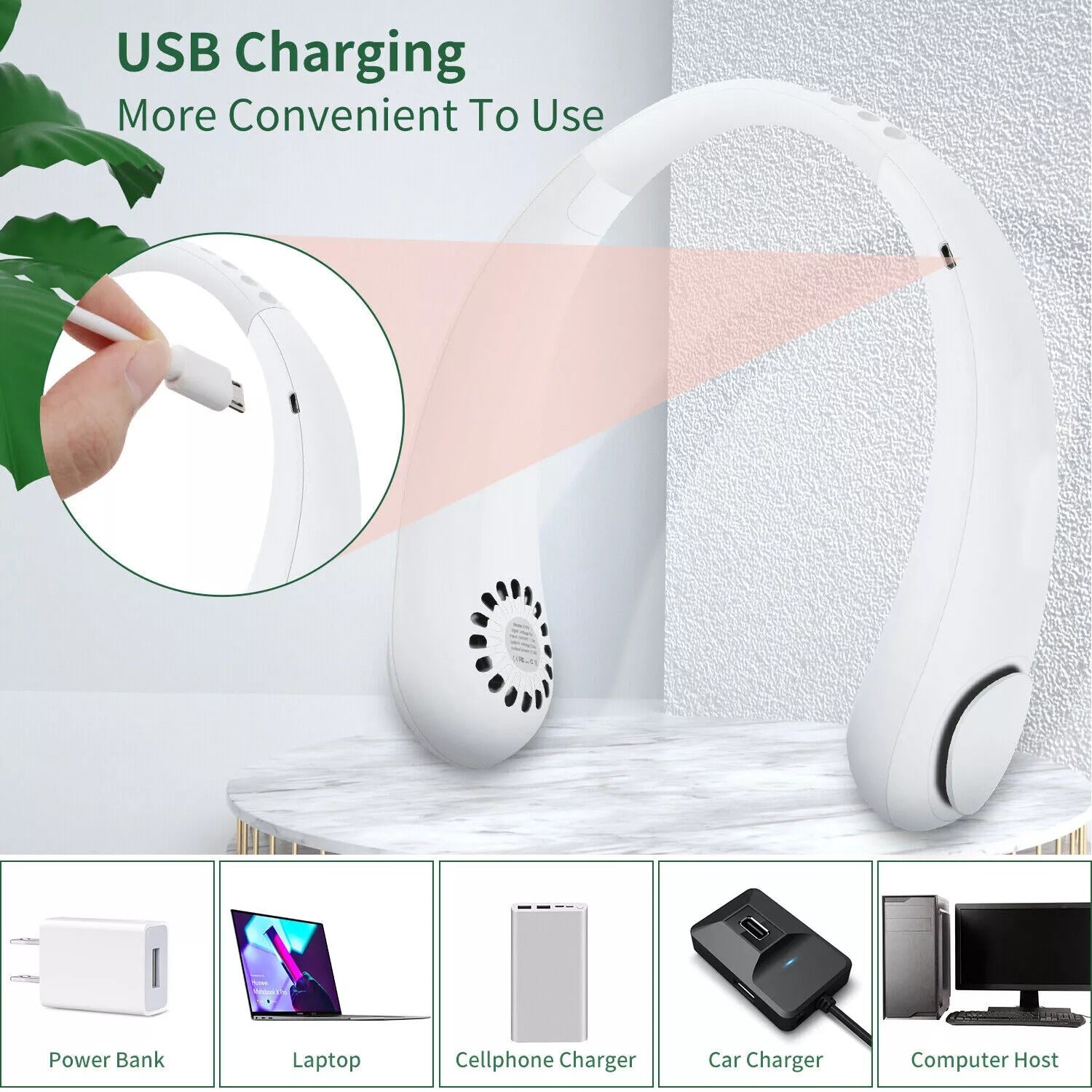 Bladeless Portable Neck Fan