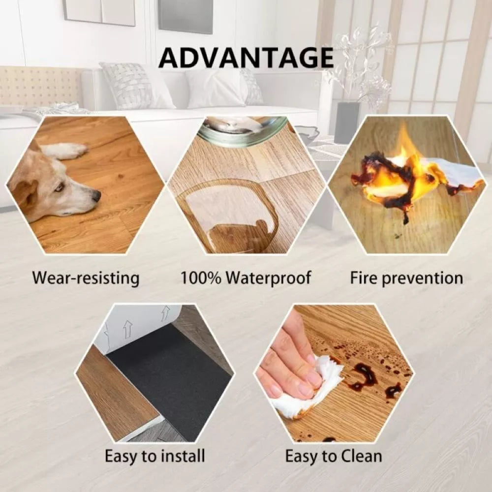 Adhesive Floor Tiles (Pack of 36)