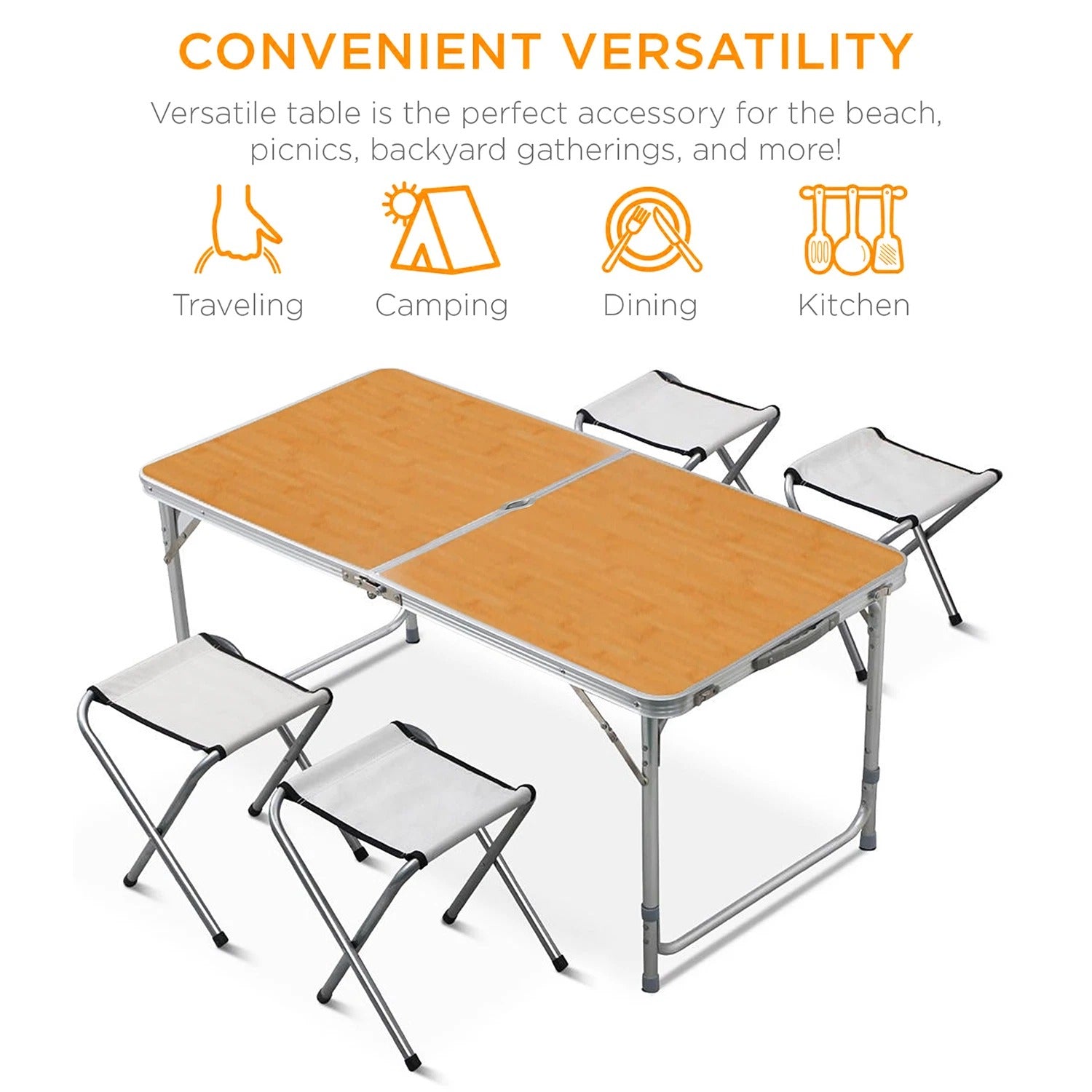 Foldable Table & Chair Set