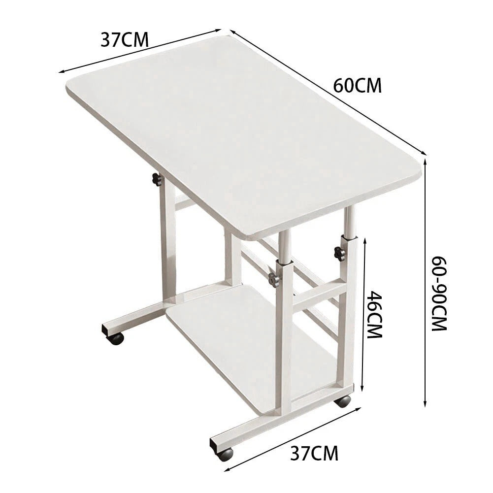 Adjustable Rolling Side Table