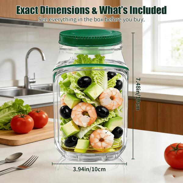 Salad Pod Jar