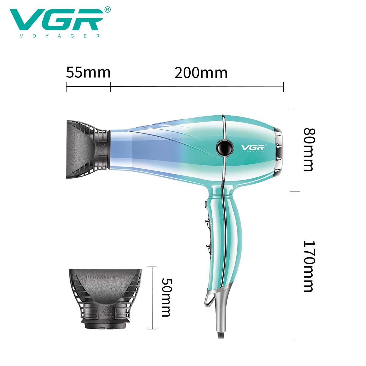 VGR V-452 Professional Hair Dryer