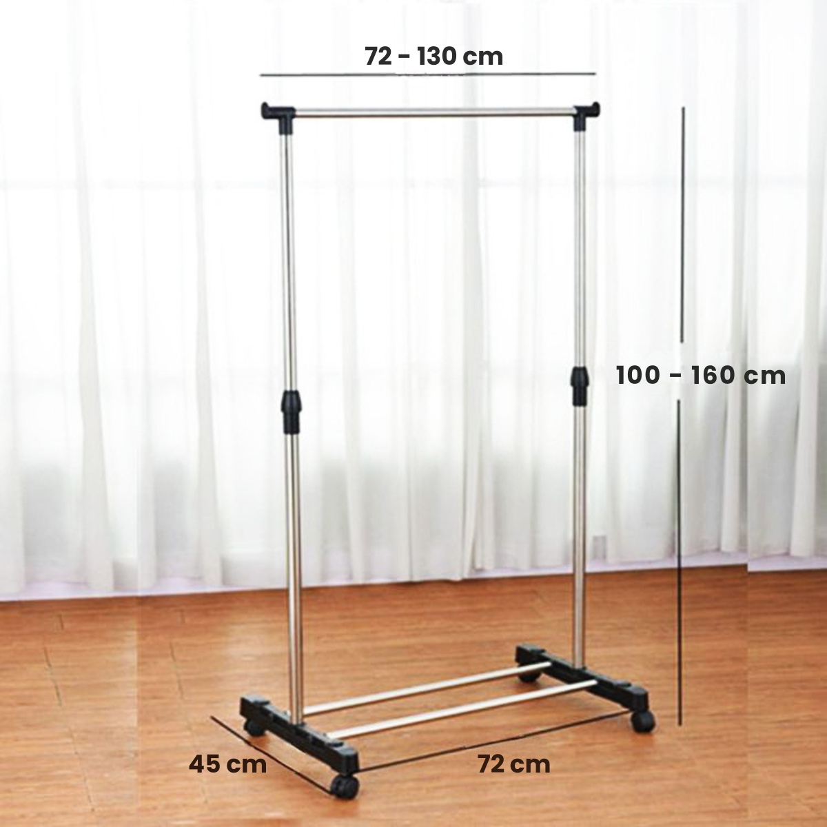 Single Pole Clothes Rack