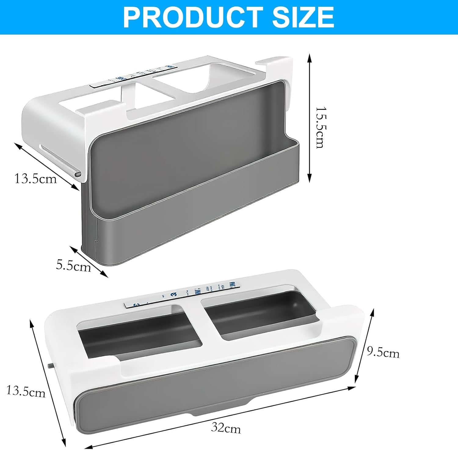 Plastic Slide Spice Rack Organizer