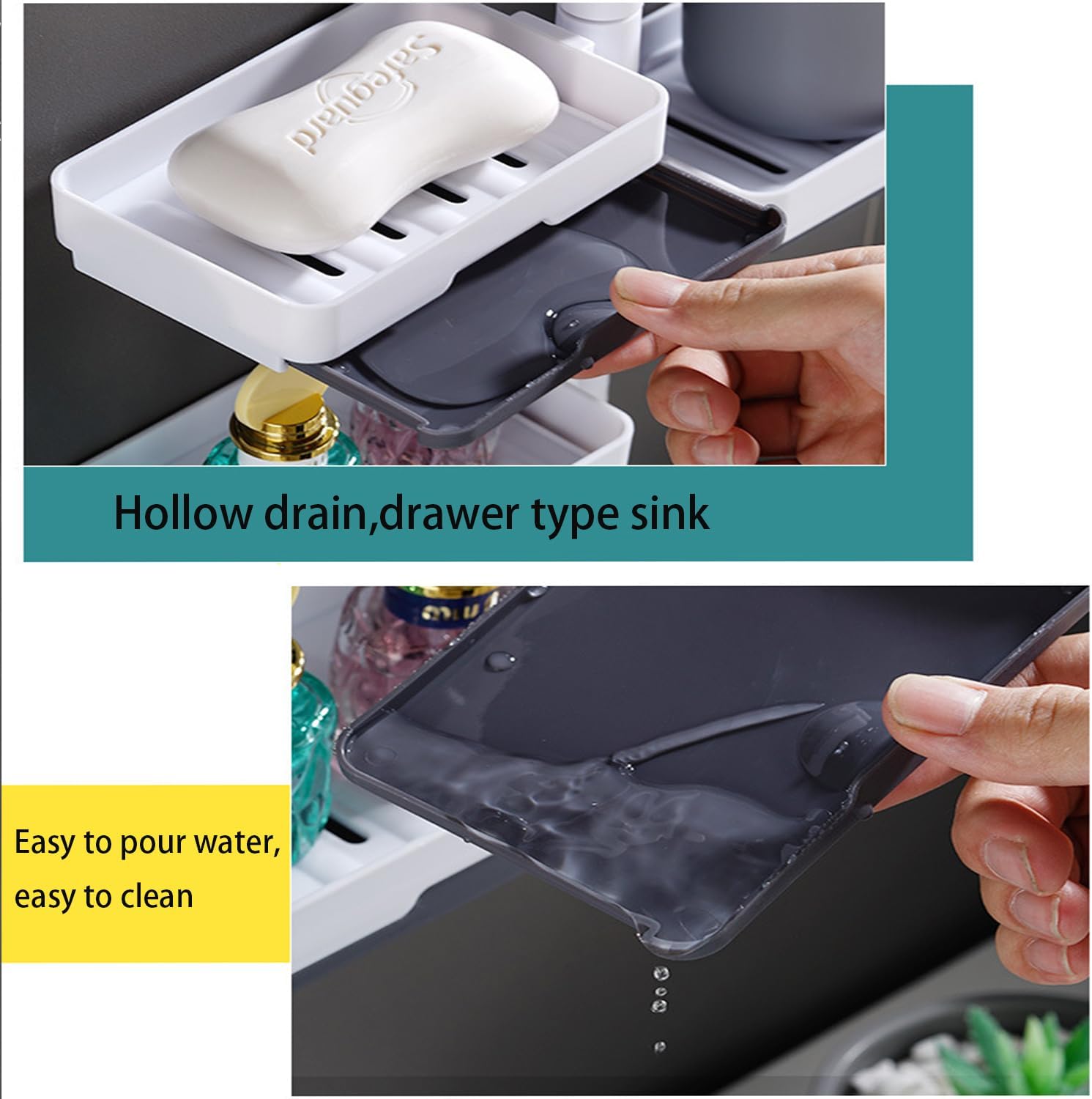3-Layer Rotatable Soap Holder