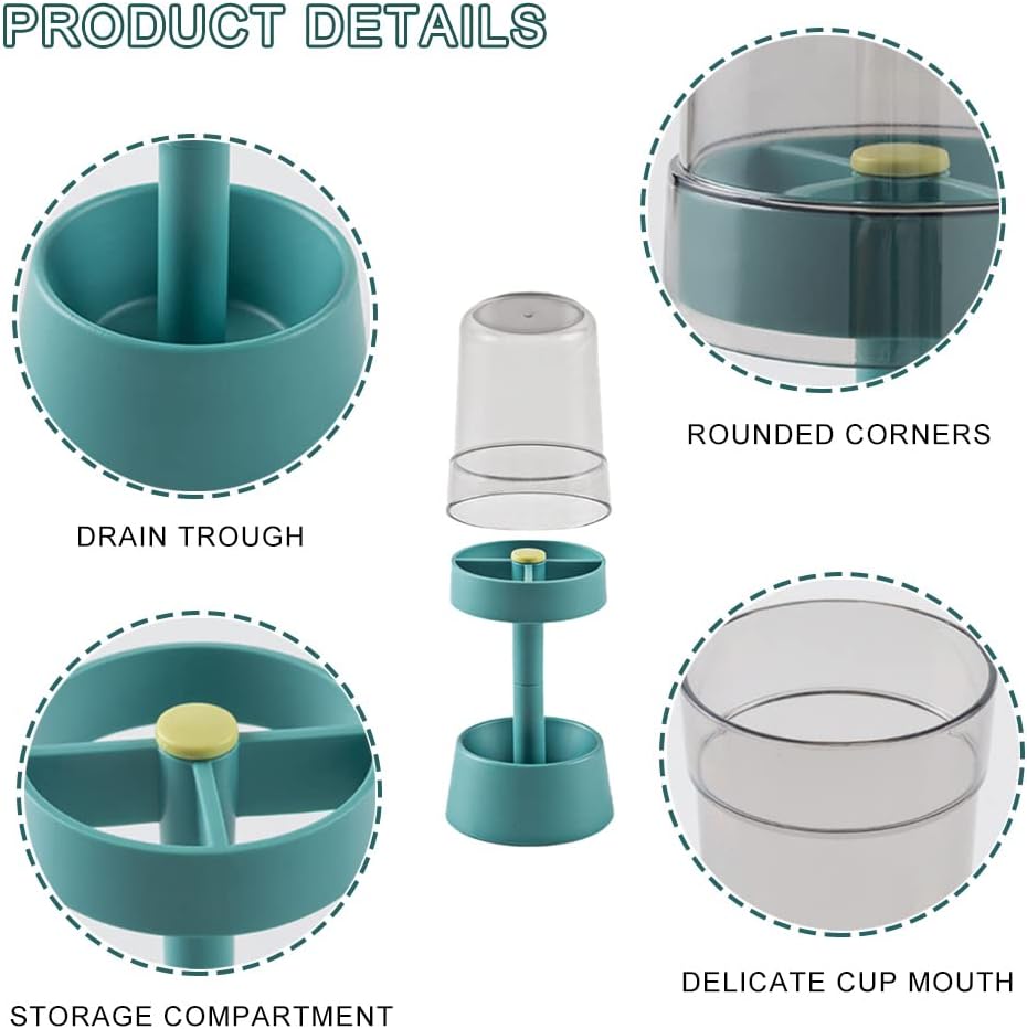 3 in 1 Toothbrush Holder Stand