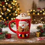 Santa Mug with Cookie Pocket