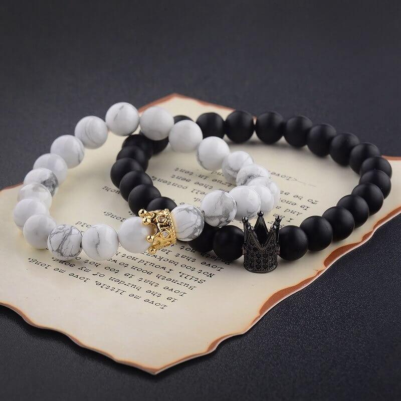 King/Queen Elastic Bracelets For Couples - 961stores