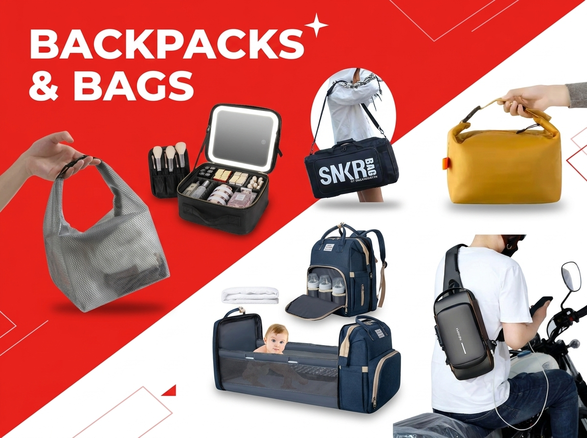 Backpacks & Bags collection banner