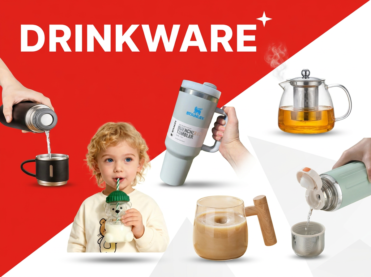 Drinkware collection banner