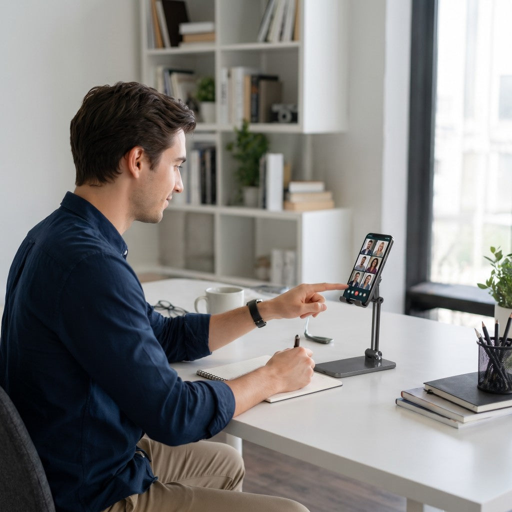 Foldable Aluminum Phone and Tablet Stand