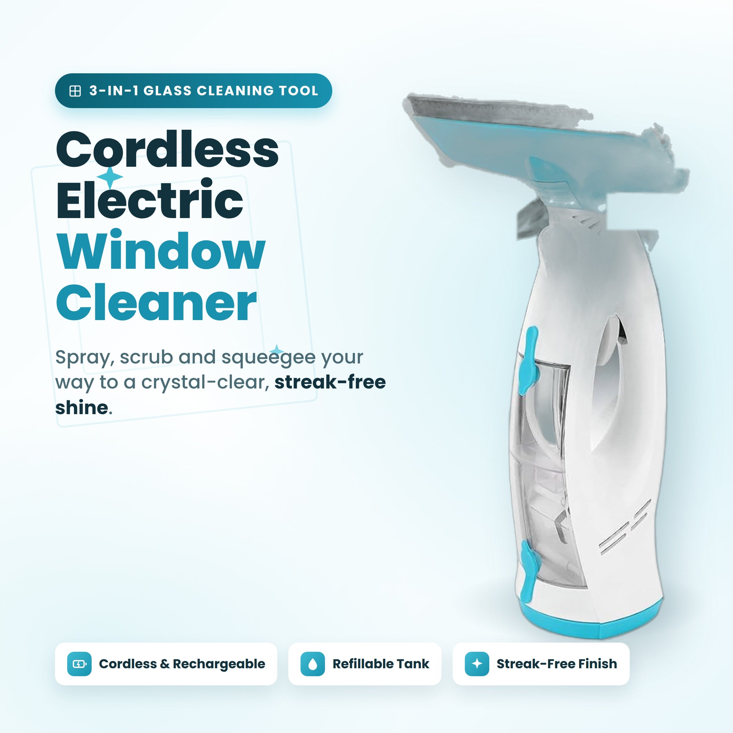 Cordless Electric Window Cleaner