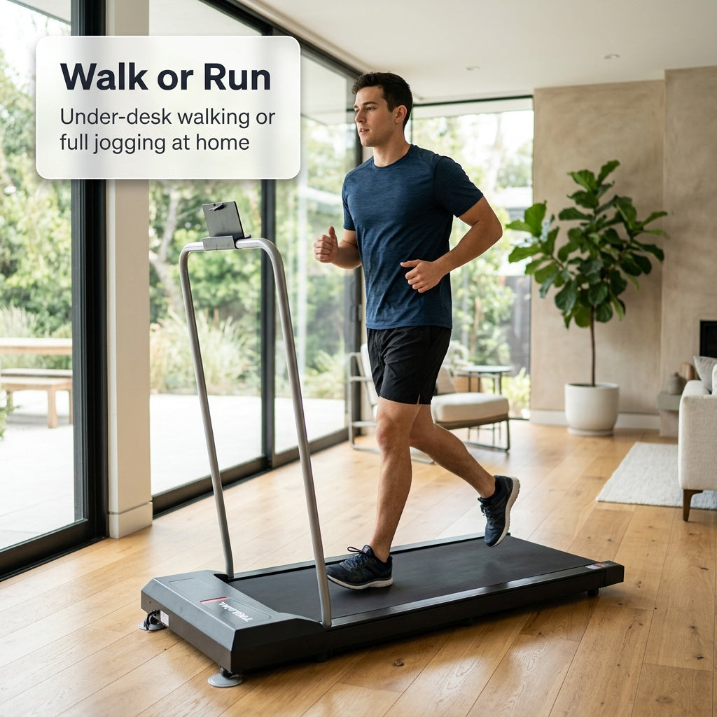 Walk or run: under-desk walking or full jogging