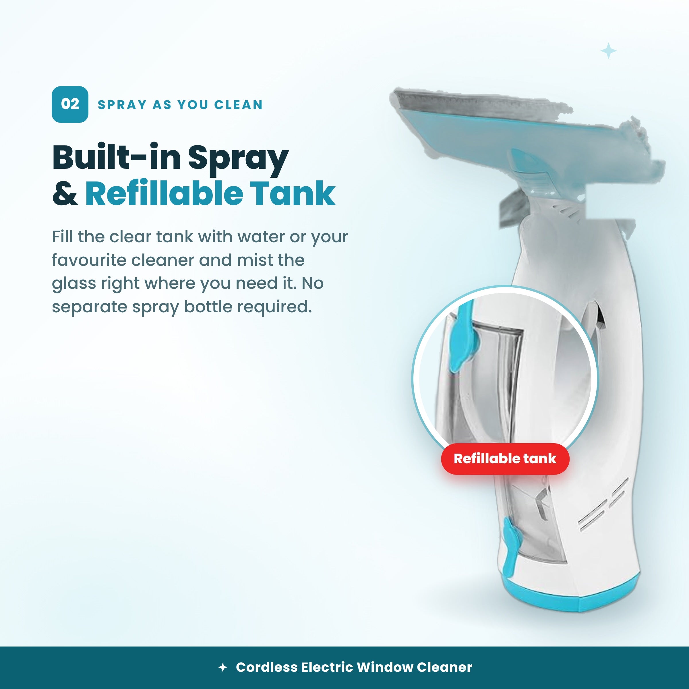 Cordless Electric Window Cleaner