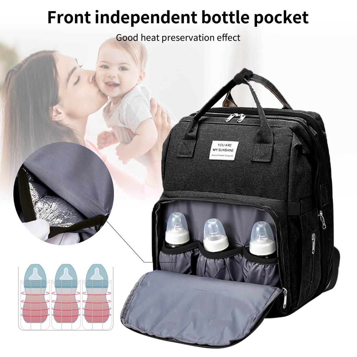 2 in 1 Baby Bag & Portable Bed