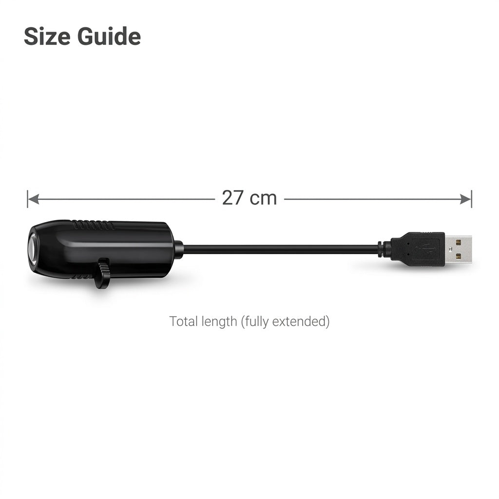 Size guide: 27 cm total length
