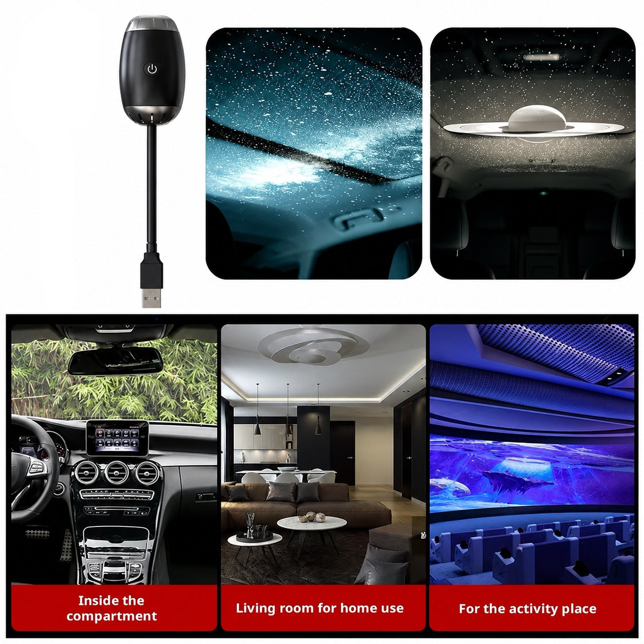 Starry Sky Projection Light