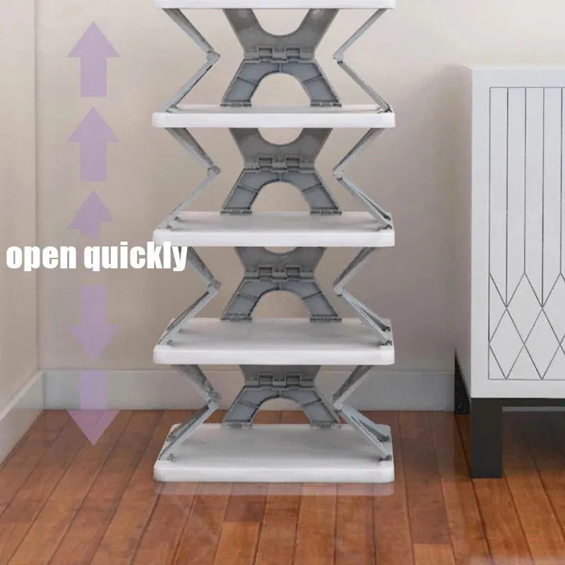 Foldable Shoe Rack Organizer
