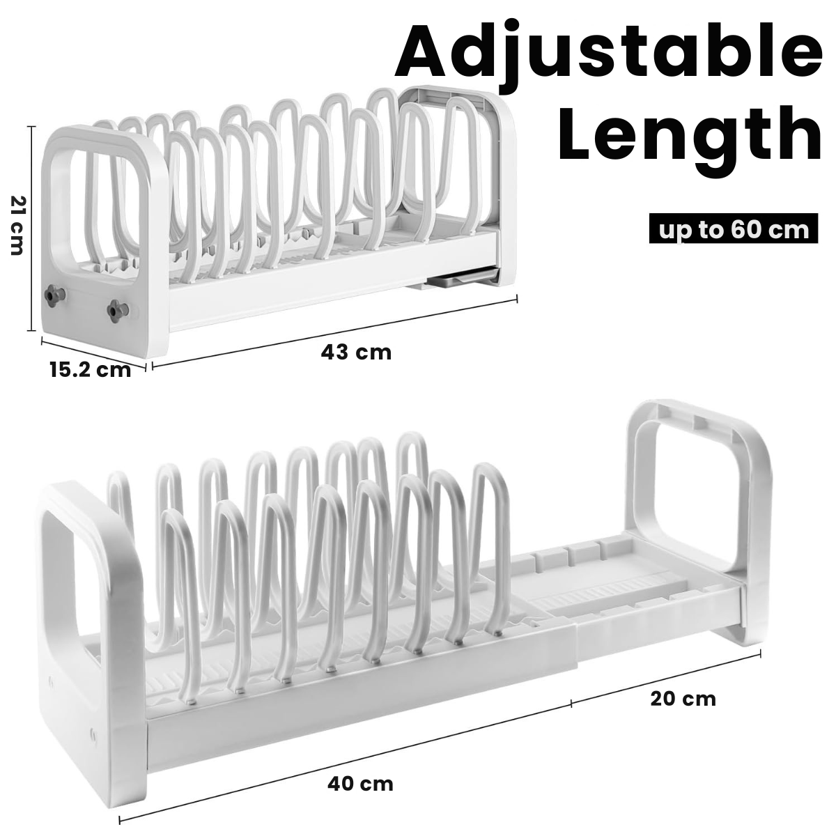 Expandable Multifunctional Dish Rack