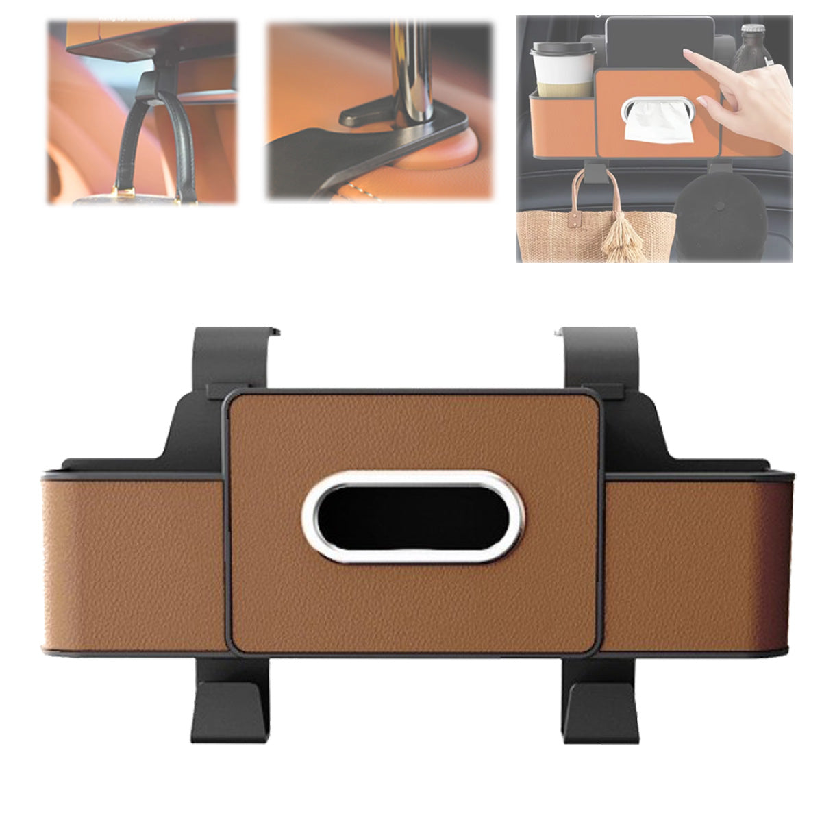 Car Seat Back Storage Box Organizer