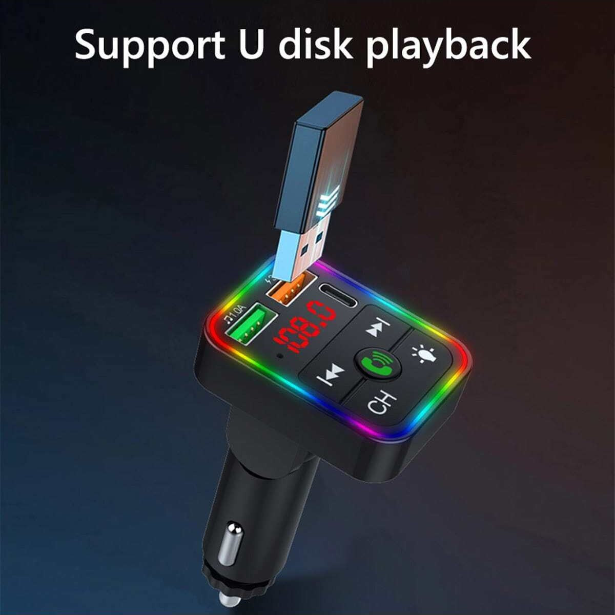 Car Bluetooth Music Phone Charger